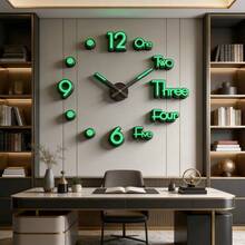 16"/36"/47" Modern Design Large Wall Clock 3D/2D DIY Quartz Clock Fashion Watch Acrylic Mirror Sticker Home Decor Living Room Office Decoration Gift - Multicolor - View 4
