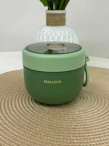 Leak-Proof Breakfast Food Container - Oatmeal & Yogurt Cup With Silicone Handle & Spoon, Suitable For School, Office, Travel, Picnic - Multicolor - View 13