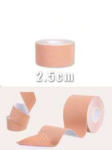 5cm*5m Invisible Self-Adhesive Breast Petals Lift Tape Bra Strapless Nipple Cover Pasties - Beige - View 7