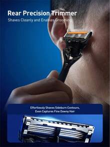 Kit de rasoir magnétique Gillette Fusion ProGlide avec support, 1 manche + 9 recharges, système de rasage précis à 5 lames, rasage doux et en douceur, cadeau idéal pour lui - rasoir - Voir 7