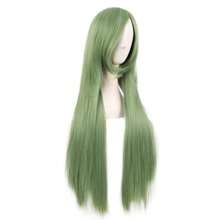 32 Ih/80 Cm Long Straight Anime Costume Cosplay Wig Party Wig Mixed Green - 混合綠 - 查看 2