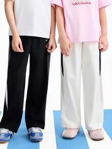 Annil 儿童全腰针织单裤，男女童款，2026夏季新款 - 奶糖白 - 查看 12