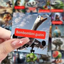 59pcs Italian Style Brain Teaser Stickers, TungTungTungTungTungTung Sahur Stickers, Funny, Creative, Abstract And Incomprehensible Stickers - 59pcs - View 7