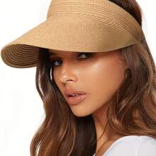 2026 New Summer Women's Foldable Wide Brim Sun Hat, Outdoor UV Protection Beach Hat - View 3