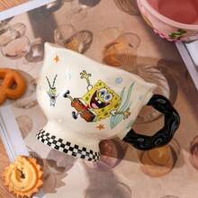 SpongeBob SquarePants Bộ sưu tập cốc chân cao chính thức mới của SquarePants, bao gồm cốc, ly, cốc sữa, cốc cà phê, gốm sứ chịu nhiệt, thiết kế IP của SquarePants, nhiều màu sắc để lựa chọn, quà tặng ngày lễ và vật dụng cho các bữa tiệc gia đình. - Nhiều màu - Xem 5
