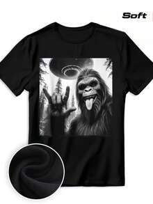 Men Outdoor Tees & Tanks - Black - View 1