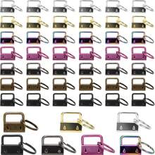 42 piezas Kit de herrajes para llaveros de 2,5 cm (1 pulgada) para hacer llaveros, pulseras, bolsos, teléfonos celulares, carteras, linternas - Multicolor 42 piezas - Ver 7