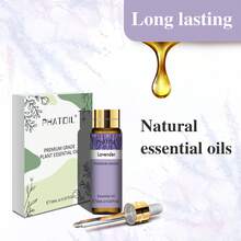 10毫升/0.33液盎司 PHATOIL 精油，适用于香薰机、加湿器、按摩、沐浴和放松。成分包括：薰衣草、茉莉、尤加利、香草、薄荷、檀香、乳香、甜橙、依兰、柠檬、玫瑰、佛手柑、茶树、丁香、柠檬草、岩兰草、迷迭香、天竺葵、肉桂、葡萄柚、洋甘菊、快乐鼠尾草、生姜、没药、橘子、百里香、雪松、薄荷、橙花。 - 多樣化香型 - 查看 4