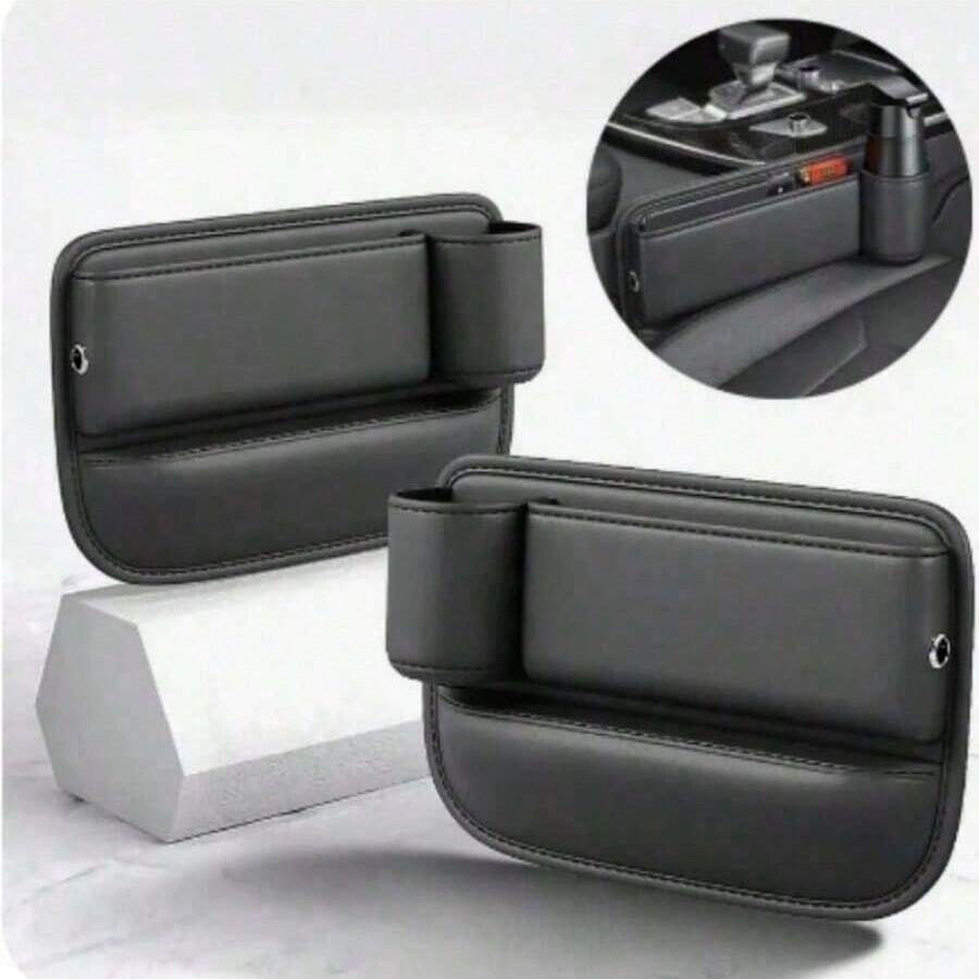 Multifunction Car Seat Gap Organizer Storage Box Pocket Universal Wallet Keys Card Cup Phone Holder Auto Interior Accessories - A - View 1