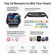 Lenovo Fit F101, Smartwatch Android dan iOS Terbaru 2025, Layar AMOLED Definisi Tinggi 1,96 inci, Mendukung Pemantauan Detak Jantung, Panggilan Bluetooth, dan Fungsi Lainnya. - Grey - View 6
