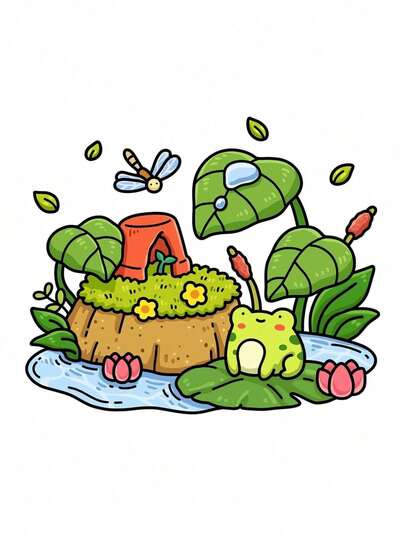 1 st GARDEN CORNERS målarbok för vuxna och barn, skolmaterial, leksaker, viktigt för återgången till skolan, djärv och enkel, enkla och stora designer för avkoppling, målarböcker jul, halloweenpresent, födelsedagspresent, barnens dag, studentmaterial, skolmaterial