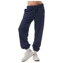 Alo Yoga Women's Accolade Sweatpants | Premium Heavyweight French Terry Fleece Joggers | Luxury Soft Brushed Interior Lounge Pants | High-Waisted Cuffed Bottom Sweatpants | Classic Streetwear Activewear Track Pants | Urban Fashion Cozy Slim Fit Joggers With Chrome Logo - Navy Blue - View 4