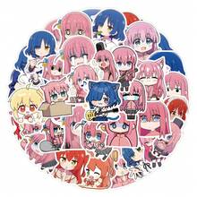 56pcs Anime Lonely Rock Graffiti Stickers Luggage Laptop Stickers - Watermelon Pink - View 3