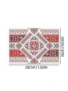 1 片 90x40cm 几何图案橡胶底鼠标垫，防滑纹理，适用于电脑、办公、游戏和家庭使用，缝边设计，适用于桌面、键盘和鼠标，防污，柔软的桌面垫，适合学生、儿童、男士和女士使用。 - 查看 17