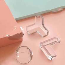 10 Pcs. Transparent PVC Anti-Collision Corner Pad, Child Corner Protector, Baby Collision-Proof Protector, Table Corner OE56 - L 10pcs - View 4