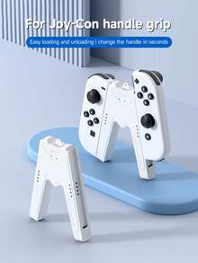 1 个 V 型手柄支架，兼容 Switch 2 控制器手柄，可拆卸 JoyCon 磁力支架，适用于左右手柄，NS2 新机器 Switch 2 游戏配件，兼容 Switch NS 扩展电池版，可与保护套一起使用，适用于 JoyCon 左右手柄的握把，Switch OLED 支架控制器支架，适合旅行，送给游戏玩家的最佳礼物 - 彩色 - 查看 12