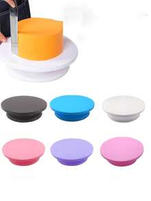 1 chiếc đế xoay, giá đỡ bánh xoay trang trí, giá đỡ xoay nhẹ để vẽ tranh, giá đỡ bánh xoay bằng nhựa, giá đỡ trang trí bánh, giá đỡ bánh tròn chống trượt tự làm, giá đựng kem trang trí bánh xoay. - Nhiều màu - Xem 2