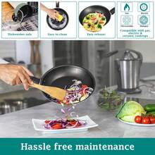 7 Piece Nonstick Aluminum Pots And Pans Cookware Set, Green - 查看 7
