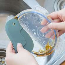 Scraper Oil Board, Penguin Soft Type Household Kitchen Oil Stain Scraper Baking Kitchen Small Tool - Grey - View 2