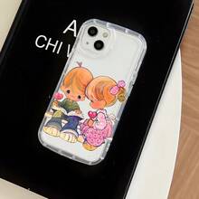 New Model Debut, 1pc Phone Case: Cartoon Precious Moments Phone Case, Suitable For IPhone 17 16e 16 15 14 13 12 11 Pro Max Mini Air XR XS X 7 8 Plus, Soft TPU Back Cover - Màu hỗn hợp 1 - Xem 5