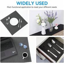 SHANGHAI YF Non-Slip Cabinet Liners & Drawers Mats, Thick & Sturdy Support, Non-Adhesive Padding To Protect Kitchen Cabinets & Drawers, Bathroom, Easy Install, Breathable, 12 Inches X 20 Feet, Grey, Harmless & Odorless - Multicolor - View 39