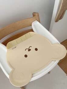 1 st Baby Bear silikon vattentät värmebeständig antiläckage bordsunderlägg, lämplig för spädbarnsmatning - Gul - Visa 7