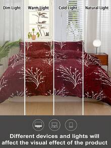 Bộ ga trải giường 3 món họa tiết lá hoa được làm từ chất liệu sợi siêu mịn cao cấp, cực kỳ mềm mại và thoáng khí, phù hợp cho mọi mùa, có thể giặt máy, không dễ phai màu, không xù lông, chống co rút, chống nhăn, trang trí phòng ngủ theo phong cách Bohemian/Farmhouse/Modern Minimalist thời trang, dễ bảo quản, phù hợp với giường cỡ King/Queen/Double/Single, lý tưởng cho nhà ở, ký túc xá, căn hộ, phòng khách, nhà nghỉ dưỡng, phòng cho thuê và làm quà tặng. - Nhiều màu - Xem 8