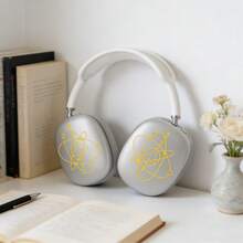 Gold Rune Protective Case Suitable Compatible With Apple Wireless Earphone Case, Scratch-Resistant And Shockproof - Transparent Black - View 3