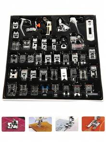 42pcs Sewing Machine Presser Foot Set, Multi-Functional Universal Sewing Machine Accessories, Sewing DIY Tools Full Set, Sewing Machine Parts - 42-piece Set - View 7