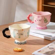 SpongeBob SquarePants Bộ sưu tập cốc chân cao chính thức mới của SquarePants, bao gồm cốc, ly, cốc sữa, cốc cà phê, gốm sứ chịu nhiệt, thiết kế IP của SquarePants, nhiều màu sắc để lựa chọn, quà tặng ngày lễ và vật dụng cho các bữa tiệc gia đình. - Nhiều màu - Xem 6