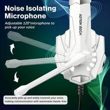 G9000 Pro Stereo Gaming Headset,Immersive Over Ear Headphones With Microphone,Led Lights And Soft Memory Earmuffs,Perfect Gift For Valentine's Day. - Visa 6