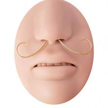 1pc Niche Design Septum Nose Ring, Wholesale Body Piercing Jewelry - Multicolor - View 4