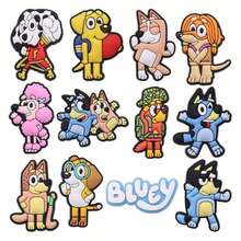 1set/12pcs Colorful And Fun Charms Featuring Bluey, Bingo, And Friends, Perfect For Room Decor, Ideal For DIY Projects, Creative Personalization, And Unique Gift Ideas For Bluey Fans,The Perfect Party Favors(Random Style) - Multicolor - View 2