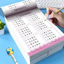 Libro de aprendizaje de matemáticas para niños, suma y resta, estudiantes, escritura a mano, libros de ejercicios de matemáticas preescolares RGFZ - Aritmética dentro de 10 - Ver 1