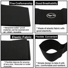 Dụng cụ hỗ trợ tập luyện kỹ thuật đánh golf FINGER TEN, dụng cụ chỉnh sửa tư thế đánh cho người mới bắt đầu chơi golf, phụ kiện dạy tư thế tay và khuỷu tay khi tập luyện với gậy golf (1 gói). - màu đen - Xem 3