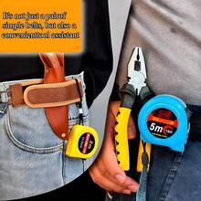 4pcs [Lazy Belt] Buckleless Belt Hook, Elastic Belt No Buckle, Tactical Metal Hook Elastic Belt Suitable, Adjustable Invisible Waist Strap With Buckle-Free System, For, Tactical Gear, Everyday Carry, Belt Loop Attachment - Stainless Steel Buckle - View 2