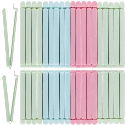 Clips de sellado, clips de conservación de alimentos, té, leche en polvo, clips para bolsas de alimentos de cocina, clips de plástico para alimentos, bolsas de regalo para bodas y fiestas