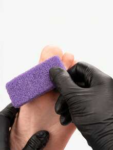 JEARLYU 2/3/5/8/10pcs Foot Pumice Stone Foot Scrubber Foot File PU Foam Pumice Stone Cleaning Pumice Stone File To Remove Calluses And Dead Skin Brush - Purple - View 4
