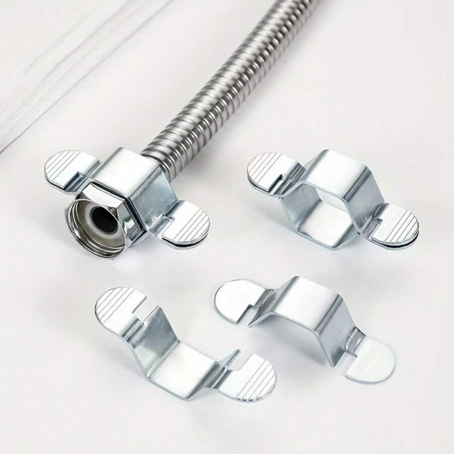 2pcs/Set 4-Inch Soft Tube Wrench | Faucet Valve Tool | Detachable Hexagon Soft Tube Wrench | Reusable Handheld Shower Head | Water Control Accessories - Multicolor - View 1