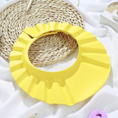 Gorro suave para Shower, gorro ajustable para lavar el cabello para niños, protección para los oídos, champú  para niños, ducha de baño, protege la cubierta de la cabeza JCG3