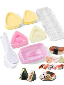 1pc/2pcs/4pcs/5pcs Musubi Mold,Rice Spoon,Musubi Maker Press Large Triangle Rice Mold,Musubi Maker Press,Musubi Maker Press Mold, Onigiri Mold Sushi Rice Maker, Musubi Luncheon Meat Rice Rice Ball Mold - View 10