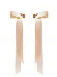 1pc Magnetic Bowknot Hair Clip, Detachable Half Bun Hairpin, Women Hair Accessory, 2026 New Design Elegant Claw Clip Vacation Hair Claw Beach Hair Clutch - Multicolor - View 7