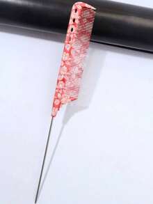 Peine de acero con púas, resistente al calor y antiestático para peluquería - Multicolor - Ver 6