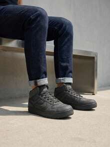 PANAM Men Skateboarding Shoes - 黑色 - 查看 3