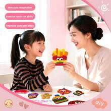 Children's Handmade Puzzle Toys, Pre-School Creative Interactive Toys, 3D Diamond Painting Craft Set, Princess Theme DIY Craft Set - Multicolor - View 4