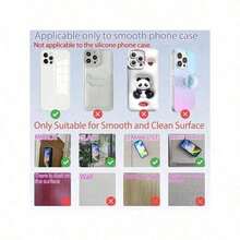 1pc Silicone Suction Cup Phone Case Mount Double Sided,Silicone Octo Cup Buddy Sticky Grip Holder For Cellphone, Hands-Free Phone Accessories Strong Grip Holder For Selfie And Video(28grain) Compatible With IPhone, Android Phone, Gift For Birthday, Family, Friends Gifts Birthday Bathroom Phone Holder Phone Stand Sticky Stand - 款式1(1pc) - 查看 5