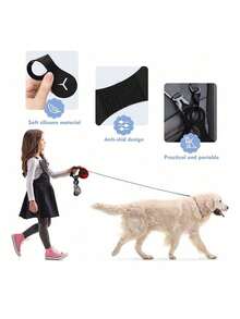 Pet Waste Bag Dispenser With Handle, In-Stock Dog Poop Bag Holder, Hands-Free Clip, Leash, Waste Bag Rack - Multicolor - View 4