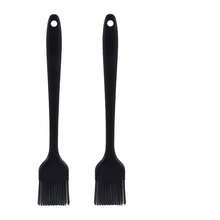 1pc Silicone Heat-Resistant Basting Brush, For Applying Oil, Butter, Sauce, Marinade, Suitable For Grilling, Baking, Cooking - Black - View 6
