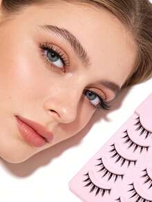 黑色分段式假睫毛 - 黑色 - 查看 7