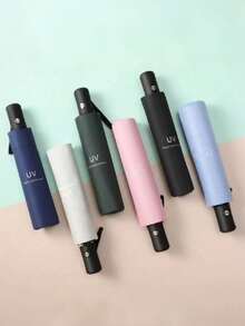 Windproof Waterproof Durable Auto Open And Close Umbrella - Multicolor - View 3